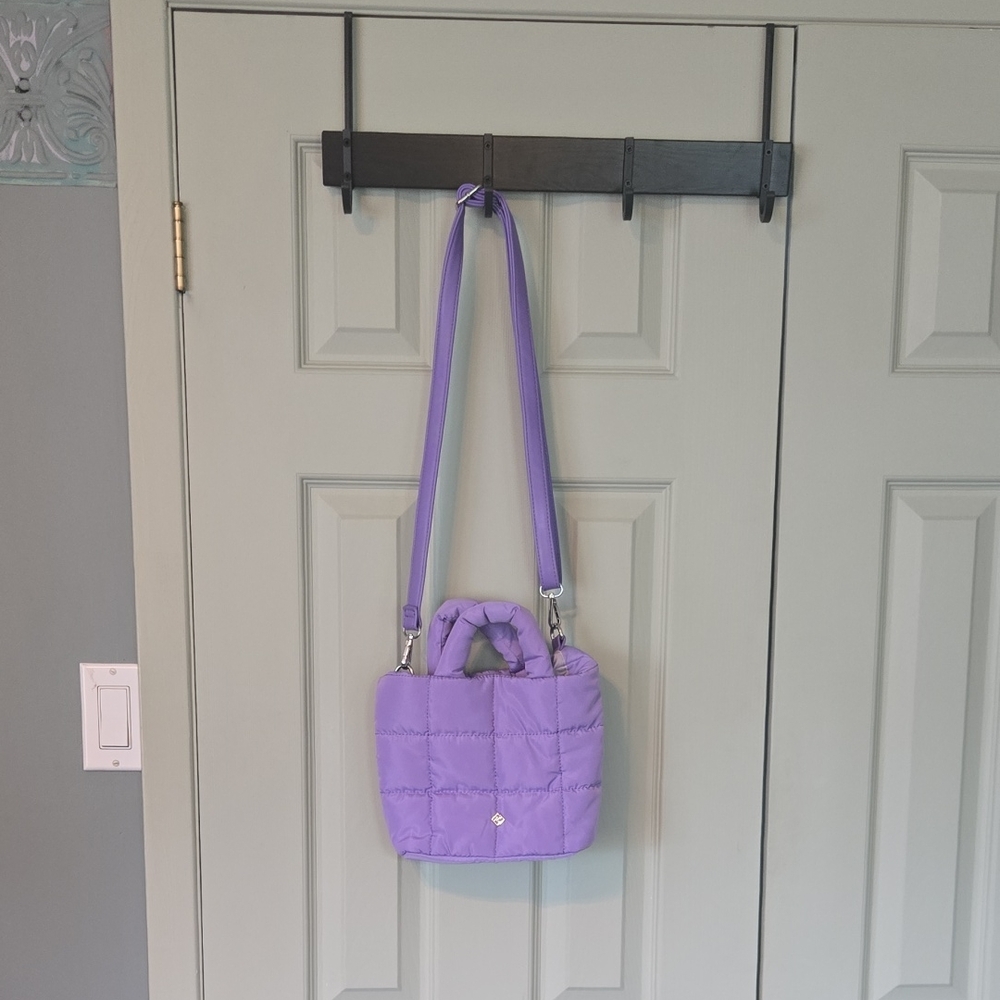 💜 Call It Spring Lavender Quilted Shoulder Bag